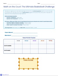 Whole Number & Fraction Challenge