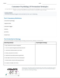Unit 2: Psychology of Decision-Making