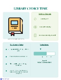 Library Activity Guidelines