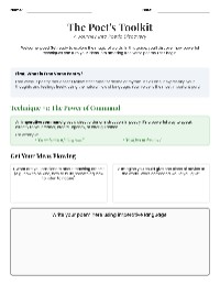 Exploring Free Verse Poetry