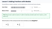 Scaffold this for my students that are below grade level. Reduce the amount of answer choices and increase the visuals.
