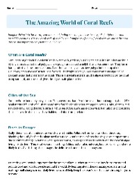 Exploring Coral Reefs and Monarch Butterflies