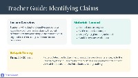 Understanding Author's Claim in Stories