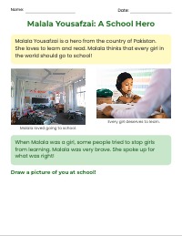 Malala Yousafzai: A Hero for Girls