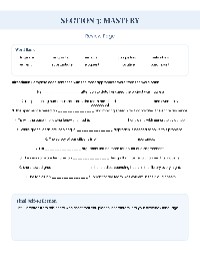 Advanced Vocabulary Building Resource