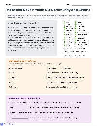 Mapping Our Local and State Government