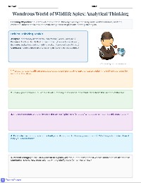 Critical Thinking Through Animal Scenarios