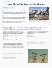 Understanding Naturally Occurring and Harnessed Electricity