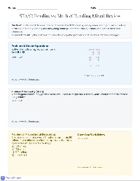 STAAR Math and Reading Review