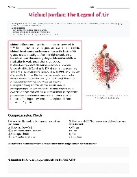 Michael Jordan Reading Comprehension