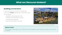 Mastering Discourse Markers for Giving Examples