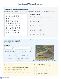 Medieval Times Learning Packet