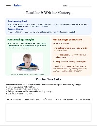 Belen's Reading and Writing Practice