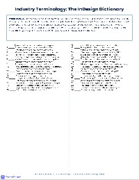 Adobe InDesign 2024 Study Guide