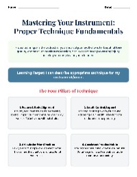 Fundamentals of Musical Technique
