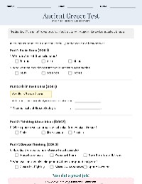 Modified All About Me Assessment