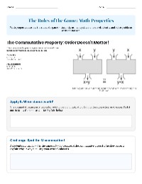 Understanding Math Properties
