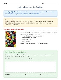 Ratios and Equal Groups