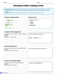 Working With Money: Workplace Math Skills