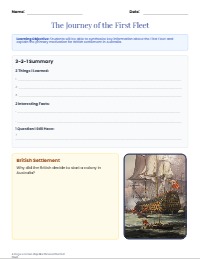 First Fleet Reflection Exit Ticket
