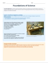 Florida 5th Grade Science Comprehensive Assessment