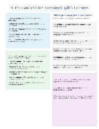 Modifying Assessments for ELD Students