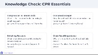 CPR Certification Training for Students