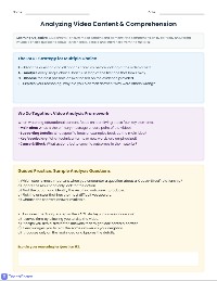 Video Content Multiple Choice Practice