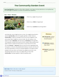 Community Garden Fun: Reading Practice