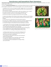 Analyzing Extraordinary Plant Adaptations