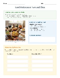 Food Favorites Enrichment Packet