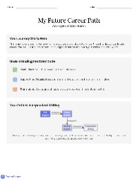 Career Path Graphic Organizer