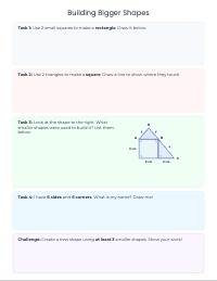 Exploring Shapes Through Thinking Tasks