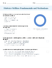 Understanding Diabetes Mellitus