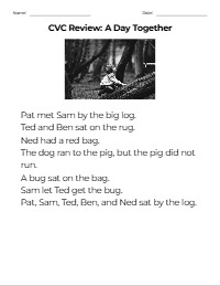 Early Reader Fluency Practice Stories