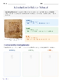 Hebrew Vowel Points Fun