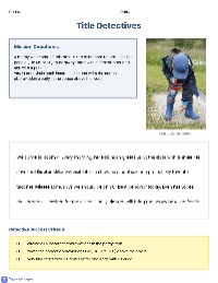 Abbreviation Detective Worksheets