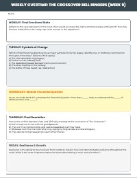 The Crossover: OST Literacy Practice