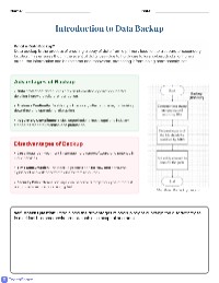 Understanding Data Backup Strategies