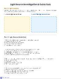 Natural and Artificial Light Sources
