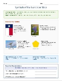 Texas Symbols Sort