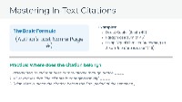 Mastering MLA Citations and Works Cited