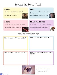 Jedi Emotion Training Journal