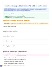 Mastering English Sentence Structure