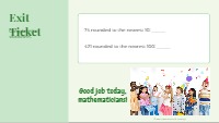 Rounding Fun With Tens And Hundreds