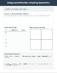 Quadratic Functions Standard Form Guide
