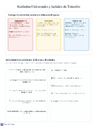 Señales y Símbolos No Verbales
