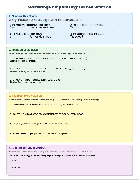 Mastering The Art of Paraphrasing