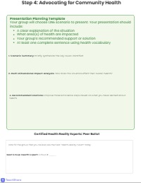 Health Reality Challenge: Whole Health Exploration