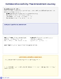 Constitutional Amendment Process